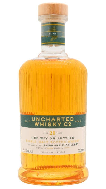 Bowmore - 21 year old Uncharted Whisky Co. One Way Or Another Whisky 70cl 51.3% ABV