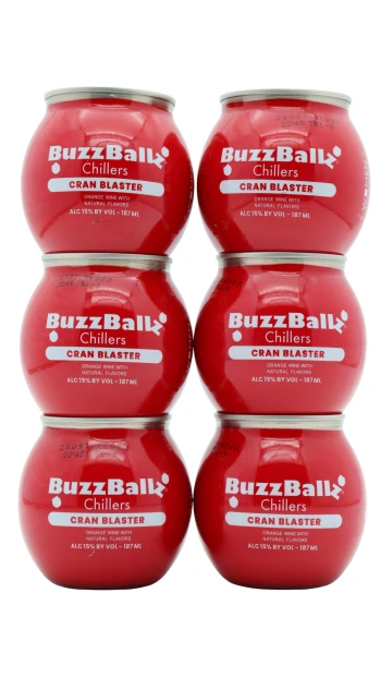 BuzzBallz - Cran Blaster Cocktail 20cl x 6 13.5% ABV (6 x 20cl)