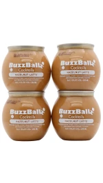 BuzzBallz - Hazelnut Latte Cocktail 20cl x 4 15% ABV (4 x 20cl)