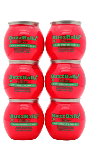 BuzzBallz - Watermelon Smash Cocktail 20cl x 6 15% ABV (6 x 20cl)