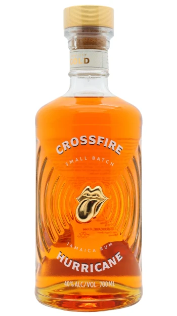Crossfire - Hurricane Gold Jamaican Rum 70cl 40% ABV (The Rolling Stones)