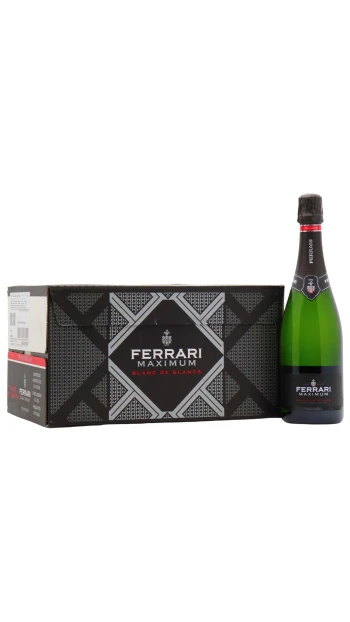 Ferrari - Perlé Blanc De Blancs Italian Sparkling Wine 75cl x 6 12% ABV (Case Of Six)