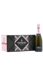 Ferrari - Perlé Rosé Riserva Italian Sparkling Wine 75cl x 6 12% ABV (Case Of Six)