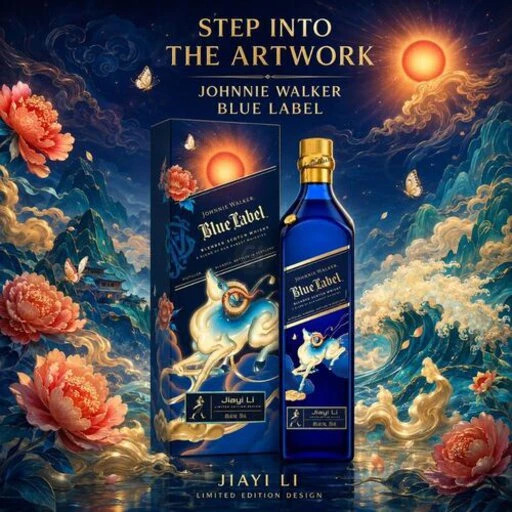 Johnnie Walker X Jiayi Li Blue Label Year Of The Goat 2027 Release 750ml