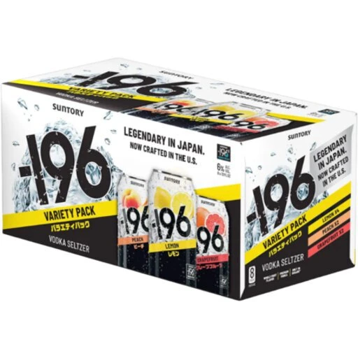 Suntory 196 Combo Flavor Variety Pack Vodka Seltzer 355ml