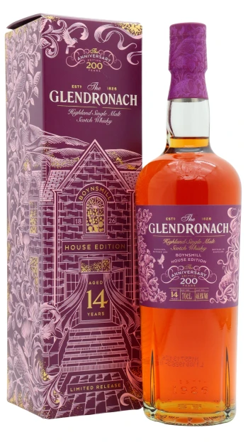 Glendronach - 14 year old 200th Anniversary Boynsmill House Limited Edition Highland Single Malt Scotch Whisky 70cl 46.8% ABV