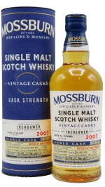 Inchgower - 14 year old Mossburn Vintage Casks Single Cask 2007 Whisky 70cl 56.2% ABV