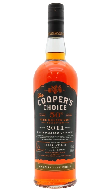 Blair Athol - 15 year old Coopers Choice The Golden Cut Single Madeira Cask #0765 2011 Whisky 70cl 50% ABV
