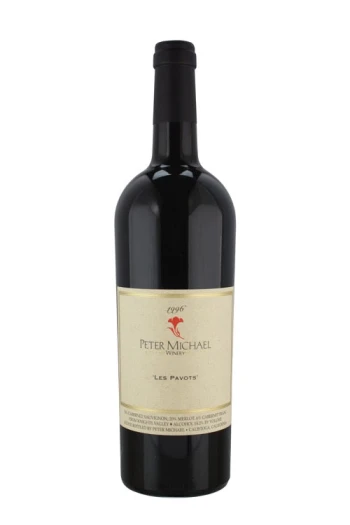 Peter Michael Les Pavots Proprietary Red Wine - 1996 (750ml) *Damaged Label*