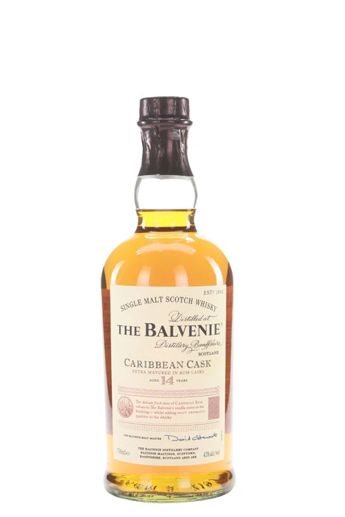 Balvenie Caribbean Cask 14-Year-Old Single Malt Scotch Whisky (750ml)