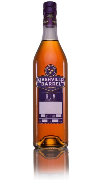 Nashville Barrel Company Rum Single Barrel -Whiskey Barrel Finished (750ml)