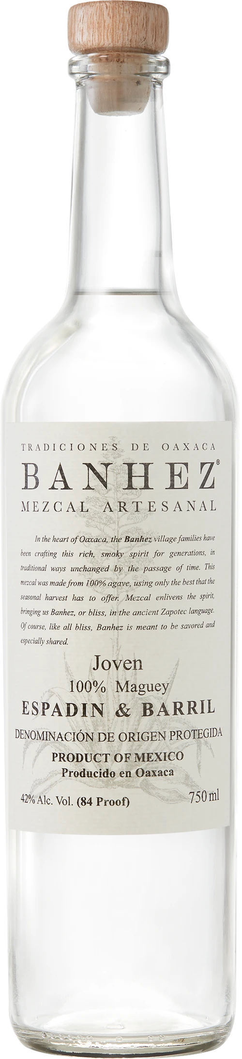 Banhez Espadin Barril Joven (750ml)