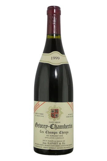 Jean Raphet et Fils Gevrey-Chambertin Les Champs-Chenys Vieilles Vignes Réserve - 1999 (750ml)