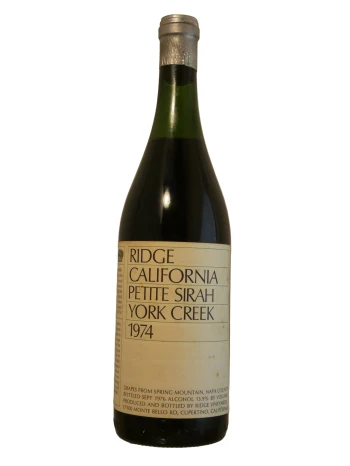Ridge Vineyards York Creek Petite Sirah - 1974 (750ml)