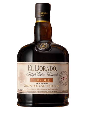 El Dorado High Ester Blend LBI/DHE Demerara Rum 114 Proof (750ml)