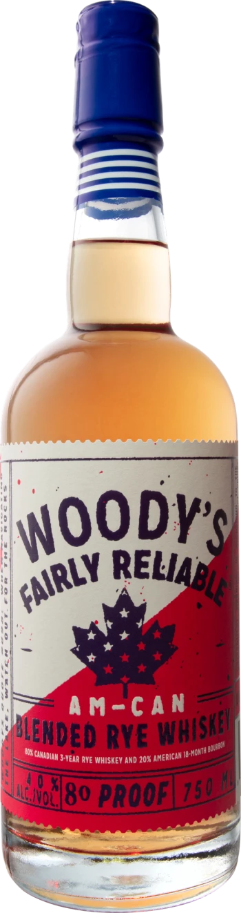 Woody's Fairly Reliable 'Am-Can' Blended Rye Whiskey (750ml)