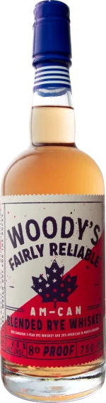 Woody's Fairly Reliable 'Am-Can' Blended Rye Whiskey (750ml)