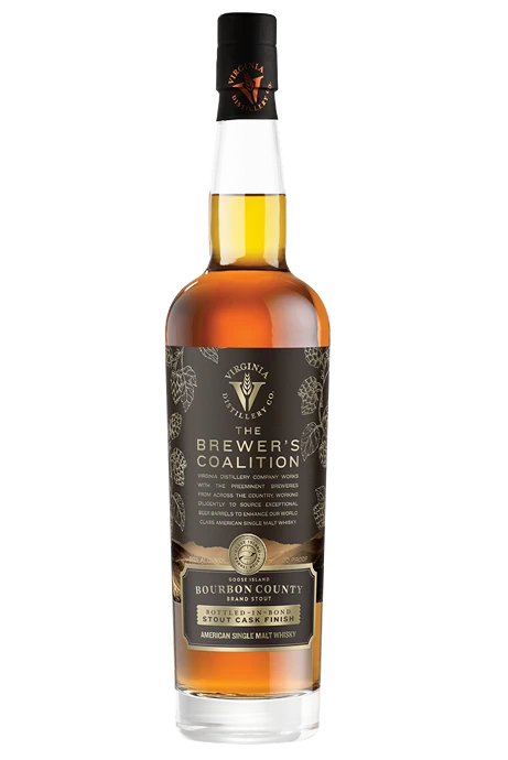 Virginia Distilling Co. Goose Island Bourbon County Stout Bottled-In-Bond Stout Cask Finish (750ml)