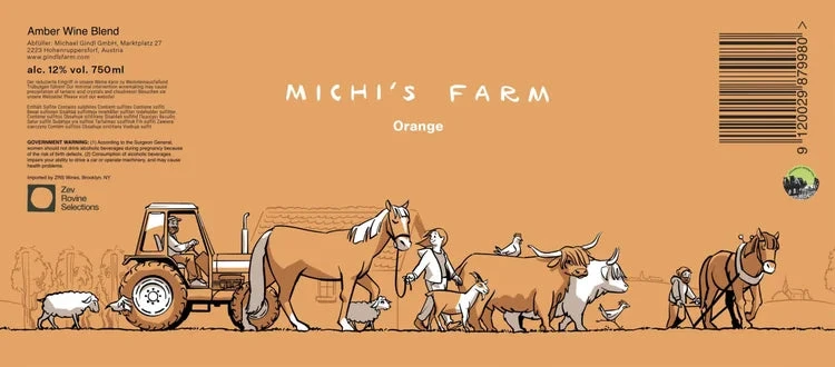 Michael Gindl Michi's Farm Orange - 2023 (750ml)