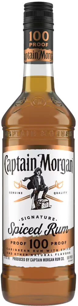 Captain Morgan 100 Proof Spiced Rum (750ml)