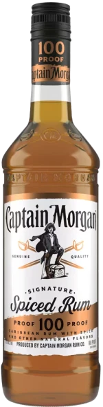 Captain Morgan 100 Proof Spiced Rum (750ml)