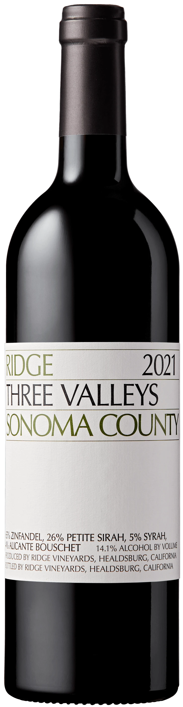 Ridge 'Three Valleys' Red - 2023 (750ml)
