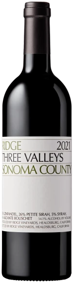 Ridge 'Three Valleys' Red - 2023 (750ml)