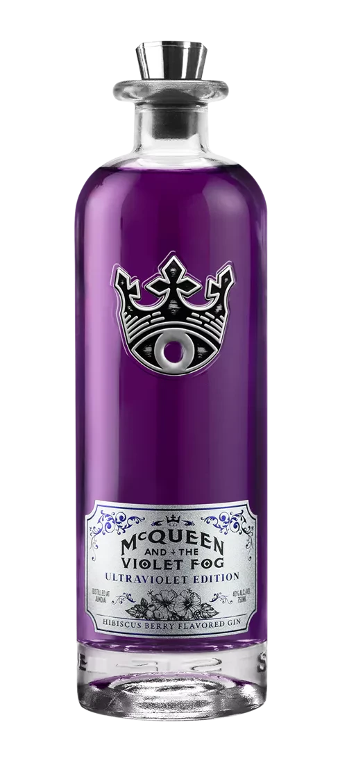 McQueen and The Violet Fog Ultraviolet Edition Hibiscus Berry Flavored Gin (750ml)