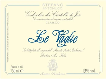 Santa Barbara Verdicchio Castelli di Jesi Classico Le Vaglie - 2023 (750ml)