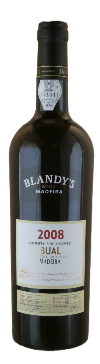 Blandy's Bual Colheita - 2008 (750ml)