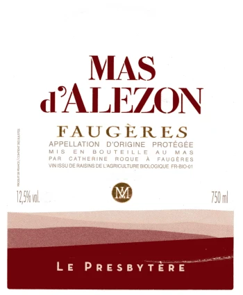 Mas DâAlezon Faugeres Presbytere - 2024 (750ml)