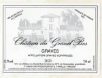 Grand Bos Graves Blanc - 2021 (750ml)