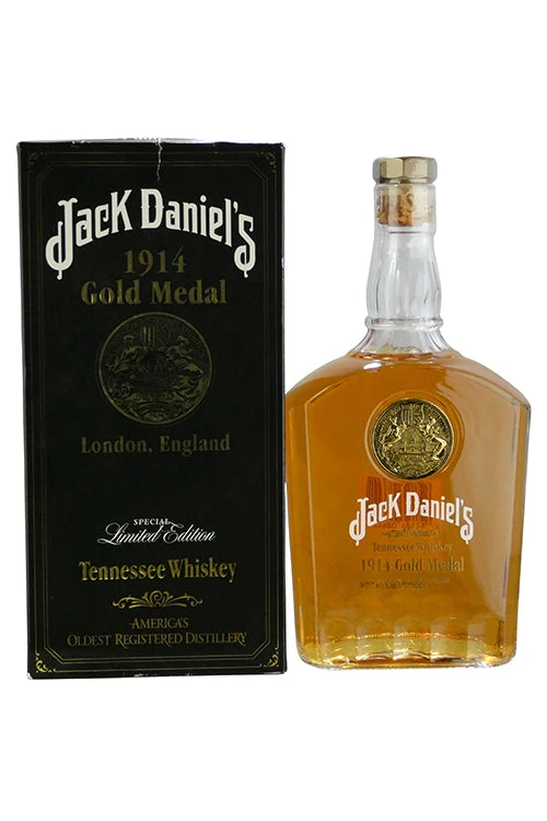 Jack Daniel's Gold Medal Series 1914 Bottle #4 with Box and Tag - 2001 Release (1L)