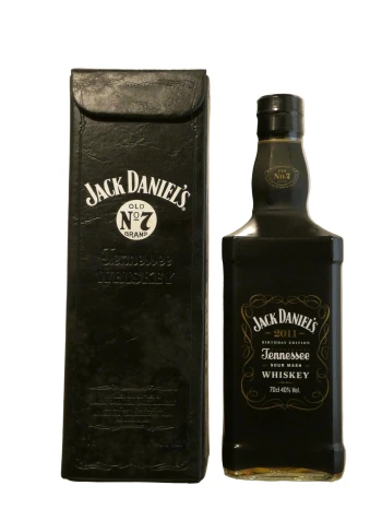 Jack Daniel's 161st Birthday with Leather Box - 2011 UK Release (700ml)