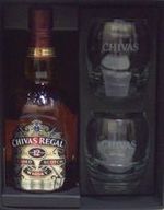 Chivas Regal Scotch Gift Set with 2 Cocktail Glasses