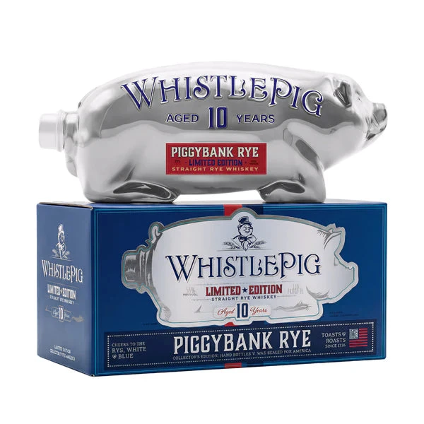 WhistlePig 'Piggybank' America's 250  Limited Edition 10-Year Straight Rye (1L)