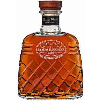James E. Pepper Decanter Barrel Proof Straight Bourbon Whiskey  (750ml)