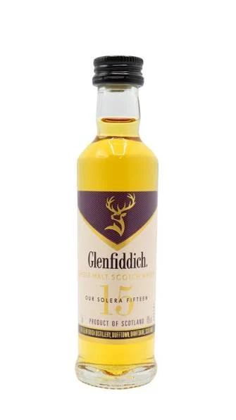 Glenfiddich 15-Year Single Malt Scotch Whisky (50ml)