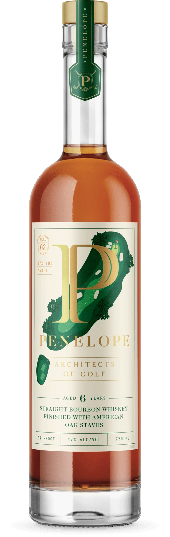 Penelope Architect of Golf 'Hole 2'6-Year Bourbon - (750ml)