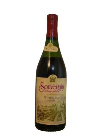 Souverain Petite Sirah (Mid- Shoulder Fill)- 1974 (750ml)