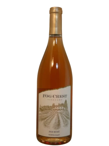 Fog Crest Vineyard RosÃ© - 2018 (12 Bottle Case 750ml)