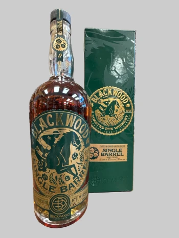 Blackwood Distilling Co. Single Barrel Barrel Strength Toasted Rye Whiskey â 110 Proof (750ml)