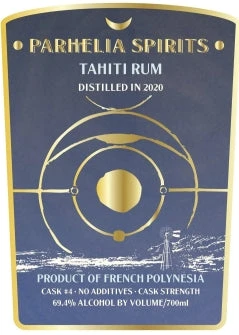 Parhelia Cask #4 Tahiti 5 Year Rum 69.4% - 2020 (700ml)