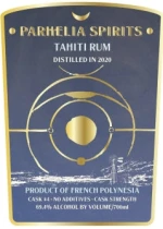 Parhelia Cask #4 Tahiti 5 Year Rum 69.4% - 2020 (700ml)
