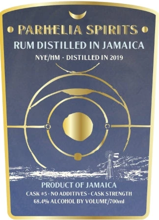 Parhelia Cask #5 New Yarmouth Hugh Murdoch Rum 68.4% - 2019 (700ml)