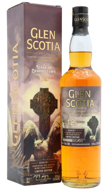Glen Scotia - 12 year old Icons Of Campbeltown Release No. 4 Single Malt Scotch Whisky 70cl 53.8% ABV