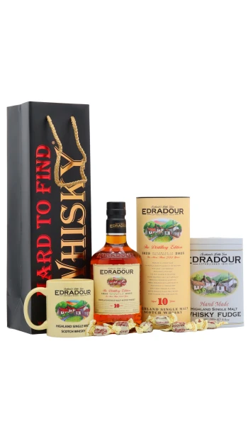 Edradour - 10 year old Distillery Edition Single Malt Scotch Whisky 70cl 46% ABV Fudge Gift Set