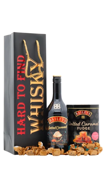 Baileys - Salted Caramel Irish Cream Liqueur 70cl 17% ABV Fudge Gift Set