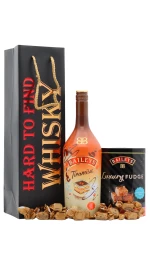Baileys - Tiramisu Cream Liqueur 100cl 17% ABV (1 Litre)- Fudge Gift Set