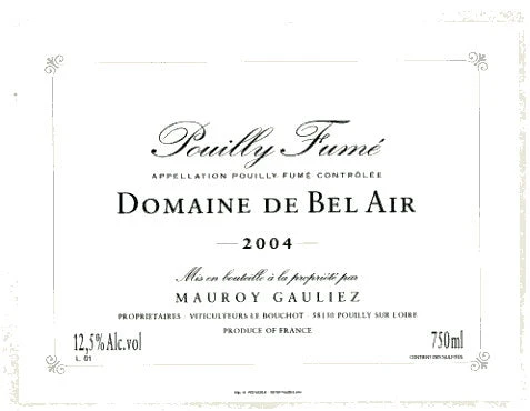 Dom de Bel Air Pouilly Fume - 2025 (750ml)